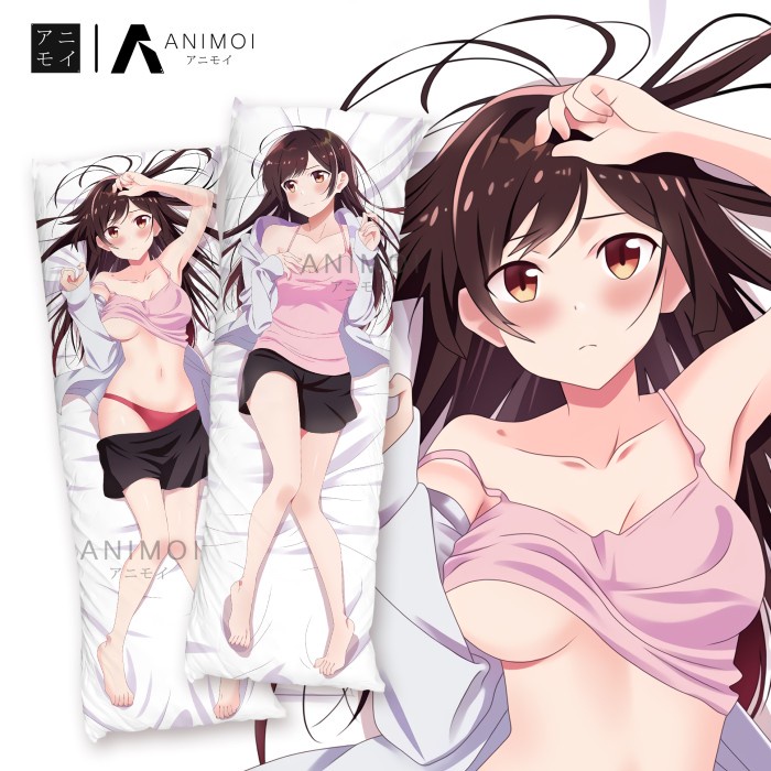 Dakimakura Kanojo Okarishimasu Mizuhara Chizuru almohada larga Anime puede personalizado puede personalizado
