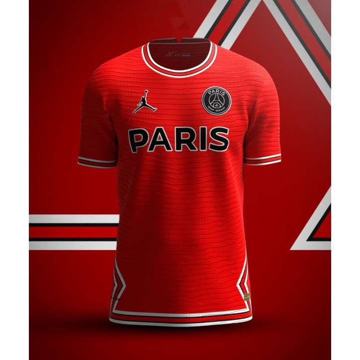 Hot PSG Paris Jordan Red 2022 2023 Jersey De Fútbol