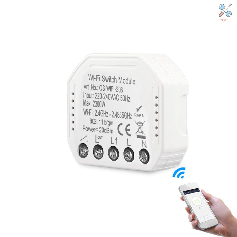 Modulo Wifi Interruptor Inteligente Interruptor De Luz Inteligente Diy Modulo De Interruptor App Controles Remotos Control De Voz Compatible W Shopee Mexico