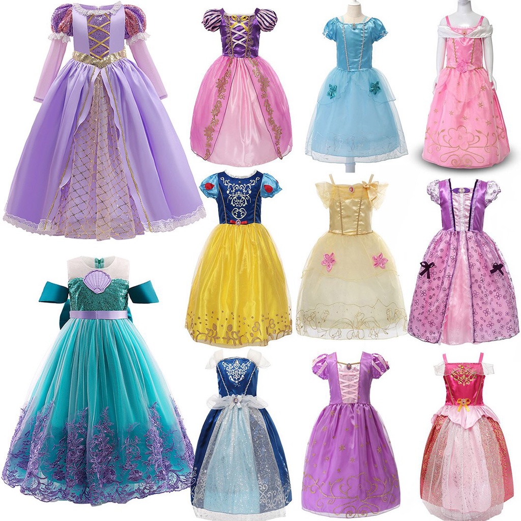 Halloween niñas princesa accesorios Elsa Anna Rapunzel Aur 