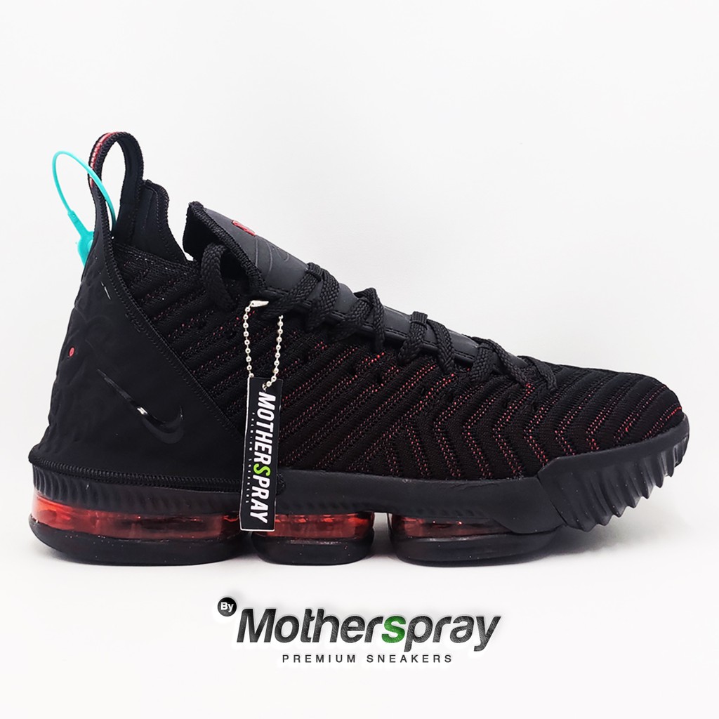 Nike BASKET zapatos LEBRON 16 negro rojo PREMIUM By MOTHERSPRAY - BASKET Shopee México
