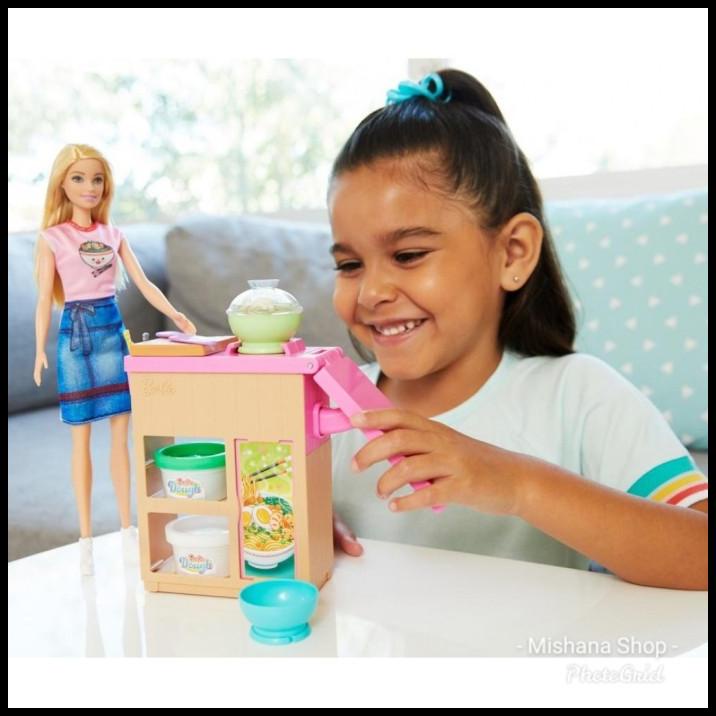 Mattel-Barbie fideos Maker Bar Juego Con Muñeca-totalmente Nuevo 