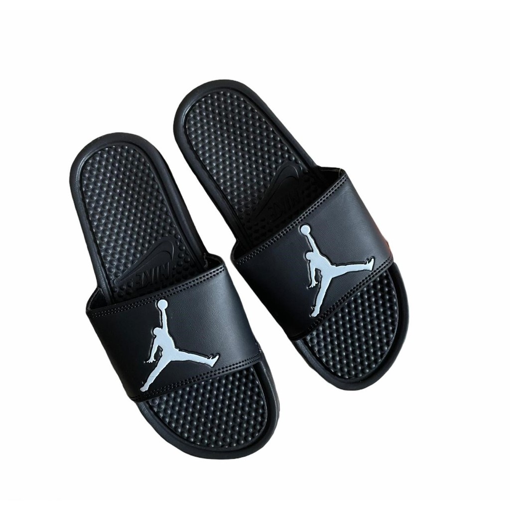 Nike original benassi jordan sandalias de goma de los hombres negro y  blanco sandalias de deslizamiento masculino Casual niñas adultas | Shopee  México