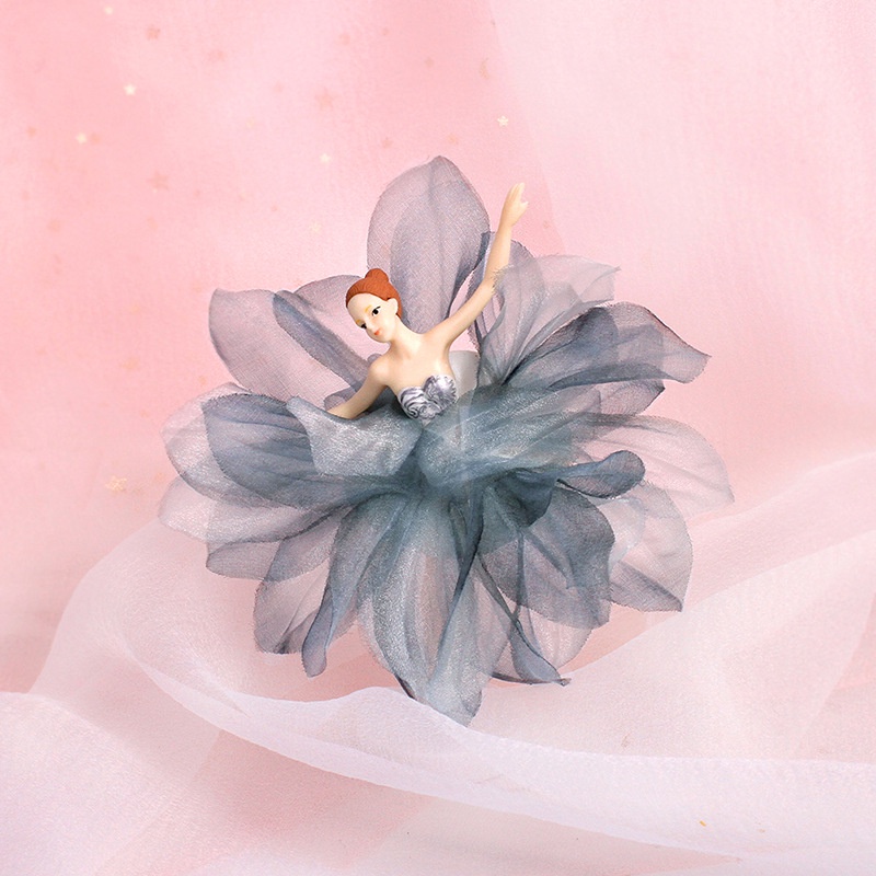 YNuth 10 Piezas de Toppers para Tartas de Papel del Diseño de Bailarinas de Ballet para Decoración de Tartas de Cumpleaños Boda Color Rosado 