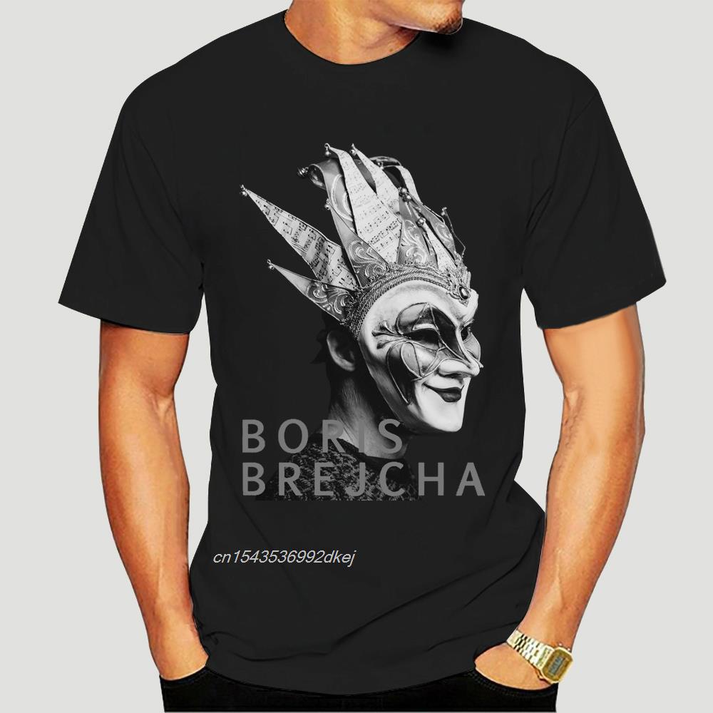 Boris Brejcha Máscara T-shirt Hombres Manga Corta Algodón Moda Camiseta