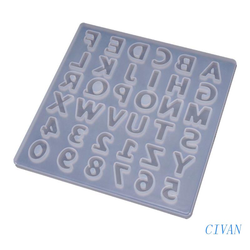 herramienta de riego letras de la A a la Z forma de abecedario grande joyas molde de silicona para manualidades textiles para el hogar Gran alfabeto ornamental resina epoxi 