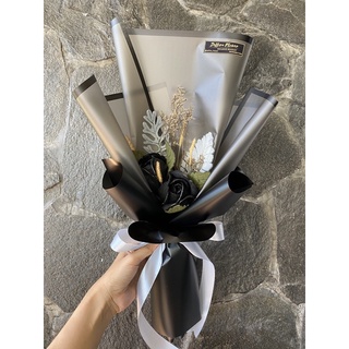 Ramo de flores artificiales/ramo de flores secas/ramo de graduación/rosa  negra individual/ramo de rosas negras/Bouquet para niños/ramo de niña |  Shopee México