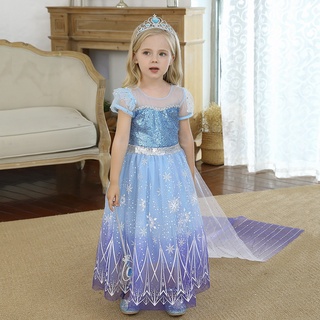Bebé Niñas Elsa Frozen Vestido Para Fiesta Cumpleaños Princesa Vestidos  Niños Halloween Ropa Para 4-10 Años | Shopee México