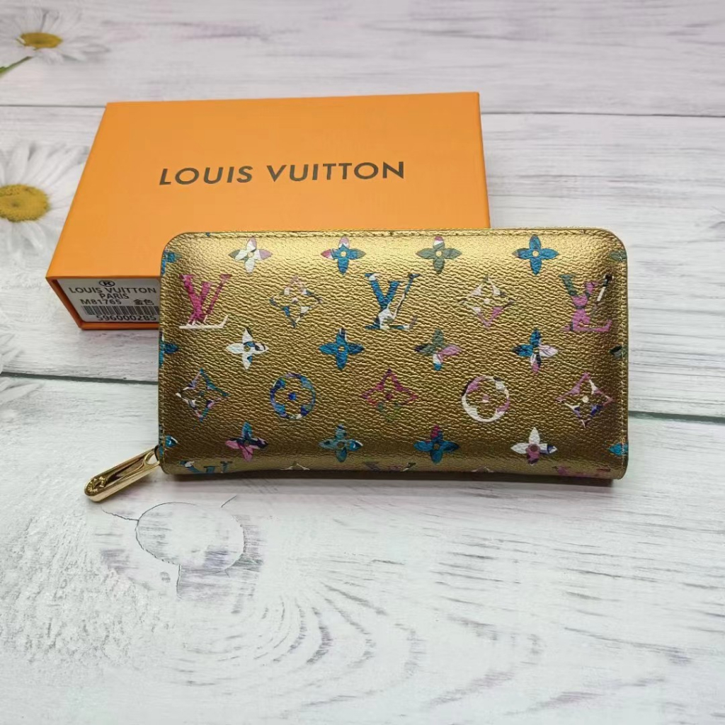 Cartera De Sobres De Louis Vuitton 100 % Genuina , Larga LV Con