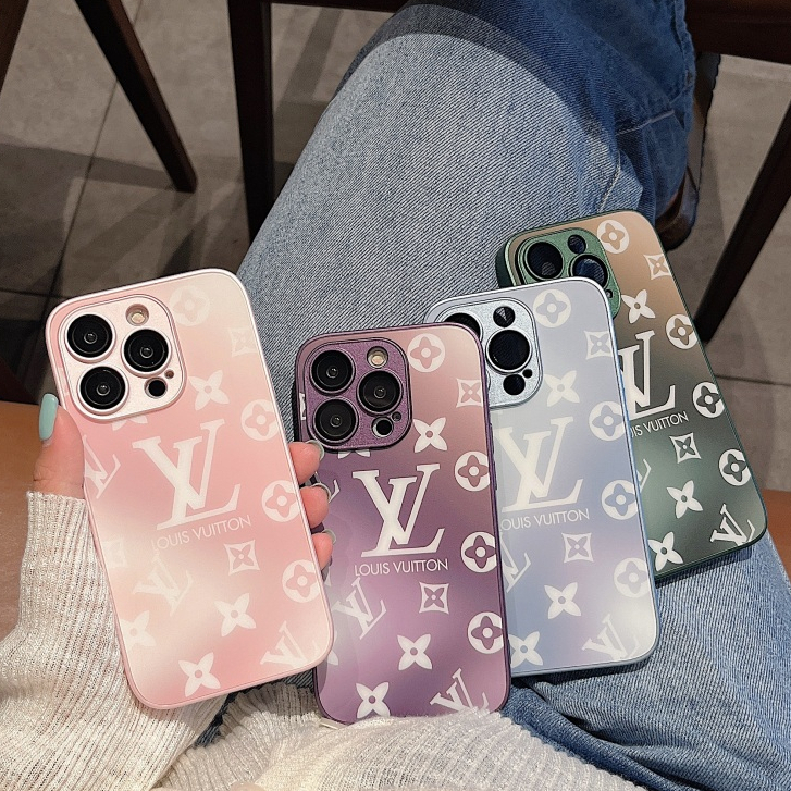 Louis Vuitton Funda De Cuero Para Teléfono Celular , Silicona Flexible ,  Anti Impacto Con Tarjetero Par lv Para Iphone 13 Pro Max13 Max Max12 Max11