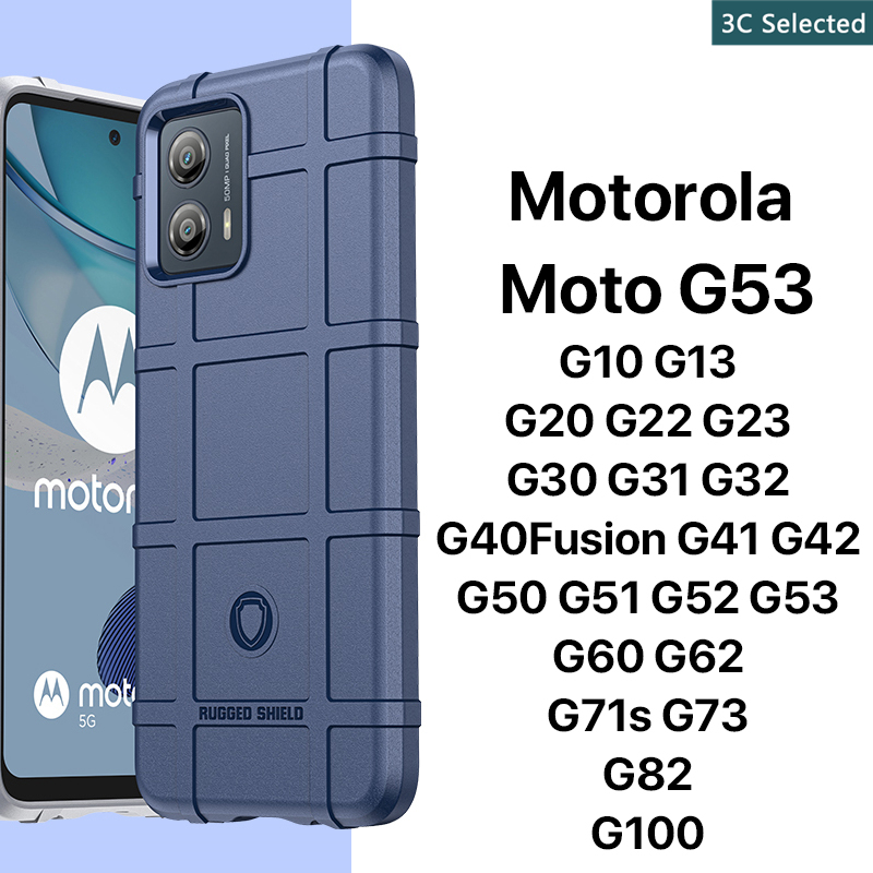 Funda Uso Rudo Motorola Moto G Serie Case Proteger La Pantalla A Prueba De Choques Anti-huella Digital La Cámara fundas silicona silicon G10 G13 G20 G22 G23 G30 G31 G32 G40 G41 G42 G50 G51 G52 G53 G60 G62 G71s G73 G82 G100 Fusion 4G 5G
