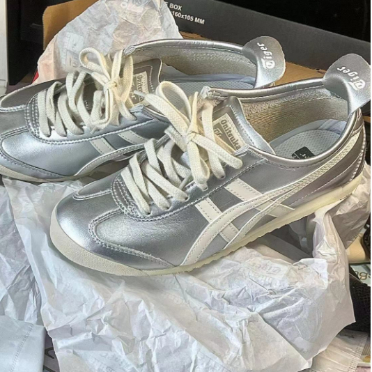 Onitsuka tiger mexico 66 mujer plata online