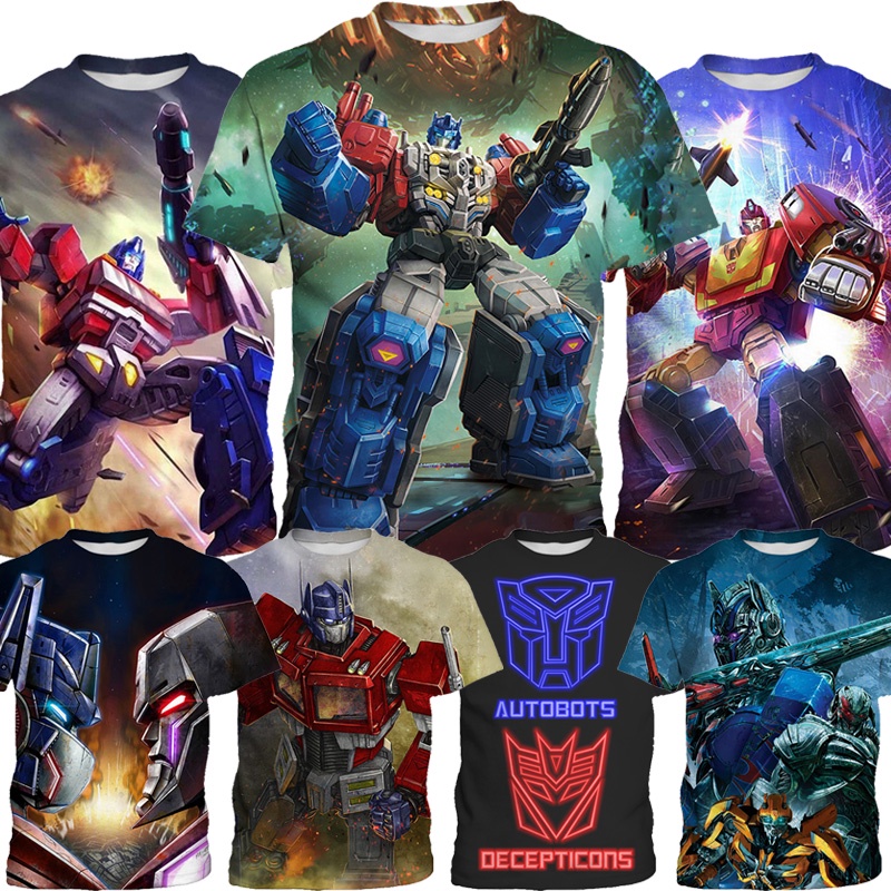 Camisetas de transformers para niños sale