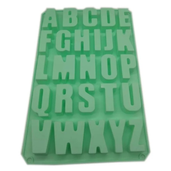 Molde de Silicon Abecedario Letras Mayúsculas Shopee México