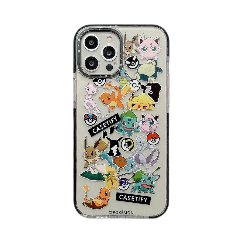 Pokemon Casetify Funda Transparente Para iPhone 14 13 12 11 Pro Max Mini X XS XR 6 6s 7 8 Plus