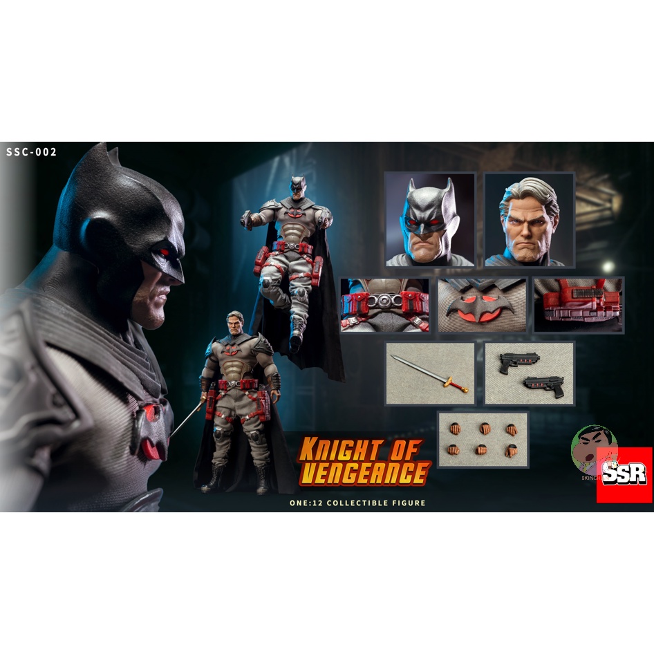 SSR 1/12 SSC-002 Batman Caballero De La Venganza Figura De Acción | Shopee  México