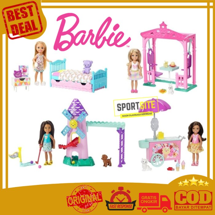 Club Chelsea Barbie muñeca Playset Original Mattel muñeca juguetes de niños  | Shopee México