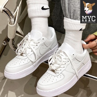 Nike Air Force One low AF1 pure white cut No . 1 Para Hombres Y CW2288-111 | Shopee México