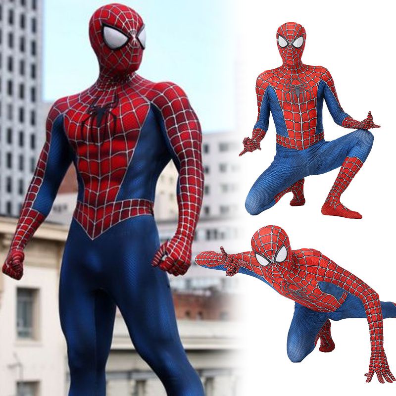 Raimi Spiderman Cosplay Adulto Niños Disfraz Spider-man Halloween Zentai  Mono | Shopee México
