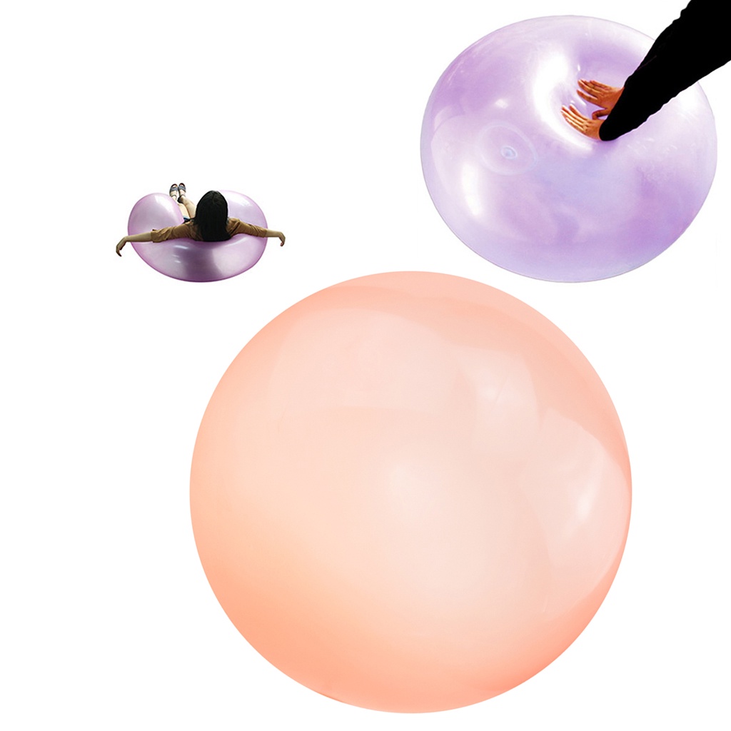 bola de burbuja inflable de gran tamaño exterior jardín bola interactiva de goma suave TPR para playa Bola de burbuja de agua KRY fiesta 3 piezas 