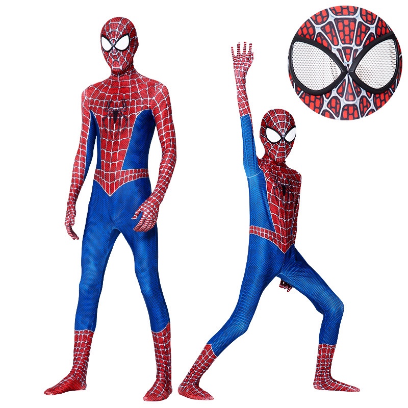 spiderman cosplay disfraz de adulto y niños anime iron tony traje héroe  disfraces de halloween | Shopee México