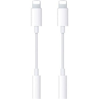 【Apple MFi Certificado】 2 en 1 Adaptador de Auriculares para iPhone,Apple Lightning a 3,5 mm Convertidor de Cable Divisor Aux Audio Compatible con iPhone 13/13 Pro/12/12 Pro/11/XS/X/XR/8/8 Plus/8/7 
