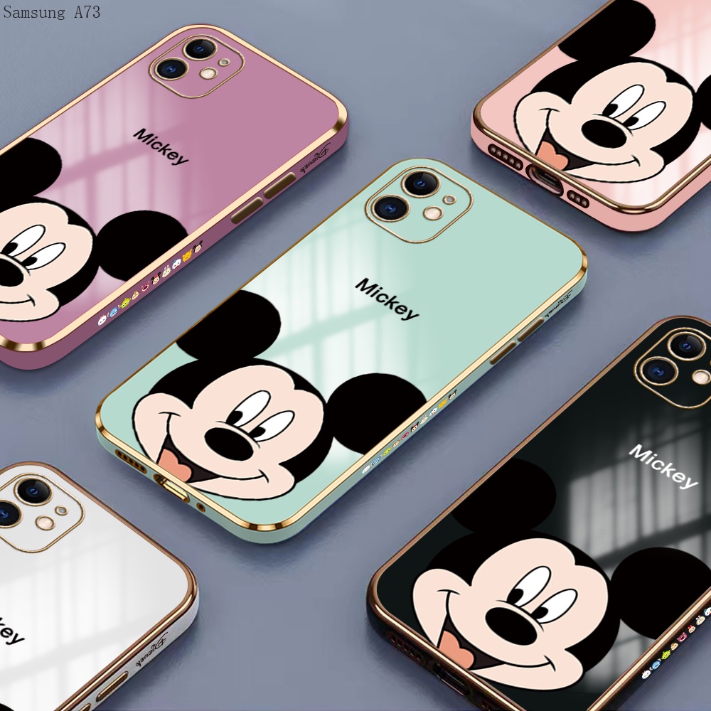 Samsung Galaxy A73 A72 A53 A33 A23 A01 A7 2018 4g 5g Funda Celular Suave Para Estuche Mickey 4175