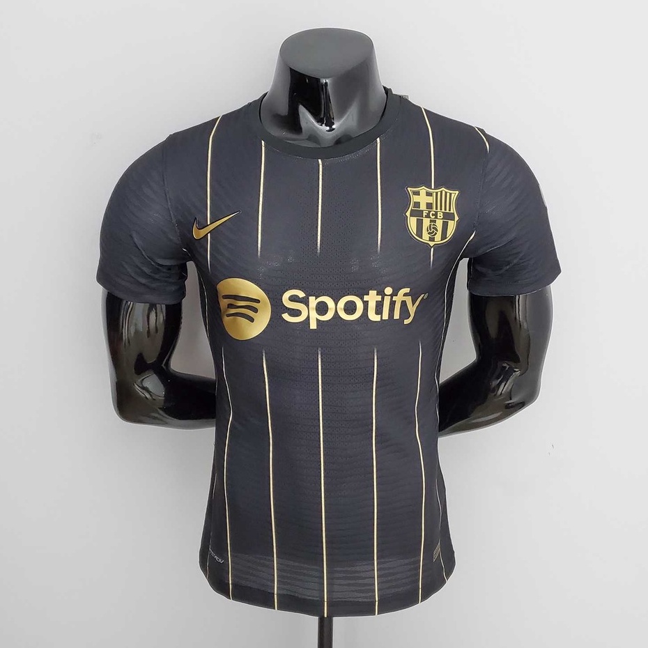 Versión del jugador Camiseta Barcelona Negro jersey De Fútbol 2022 2023 Mejor Tailandia Calidad Barcelona camiseta de fútbol 22/23