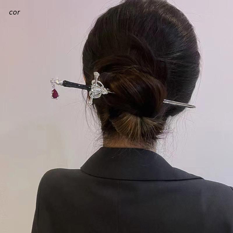 Palitos De Pelo Chinos Con Borla, Pasador De Pelo De Doble Cadena, Palillos  Vintage Con Borlas, Accesorios De Peinado De Hanfu Chignon #4 | zviz.co.il