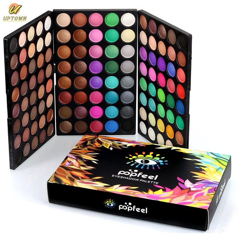 120 Colores Sombra De Ojos Paleta De Sombras Kit De Maquillaje Profesional  Mate Brillante Conveniente | Shopee México