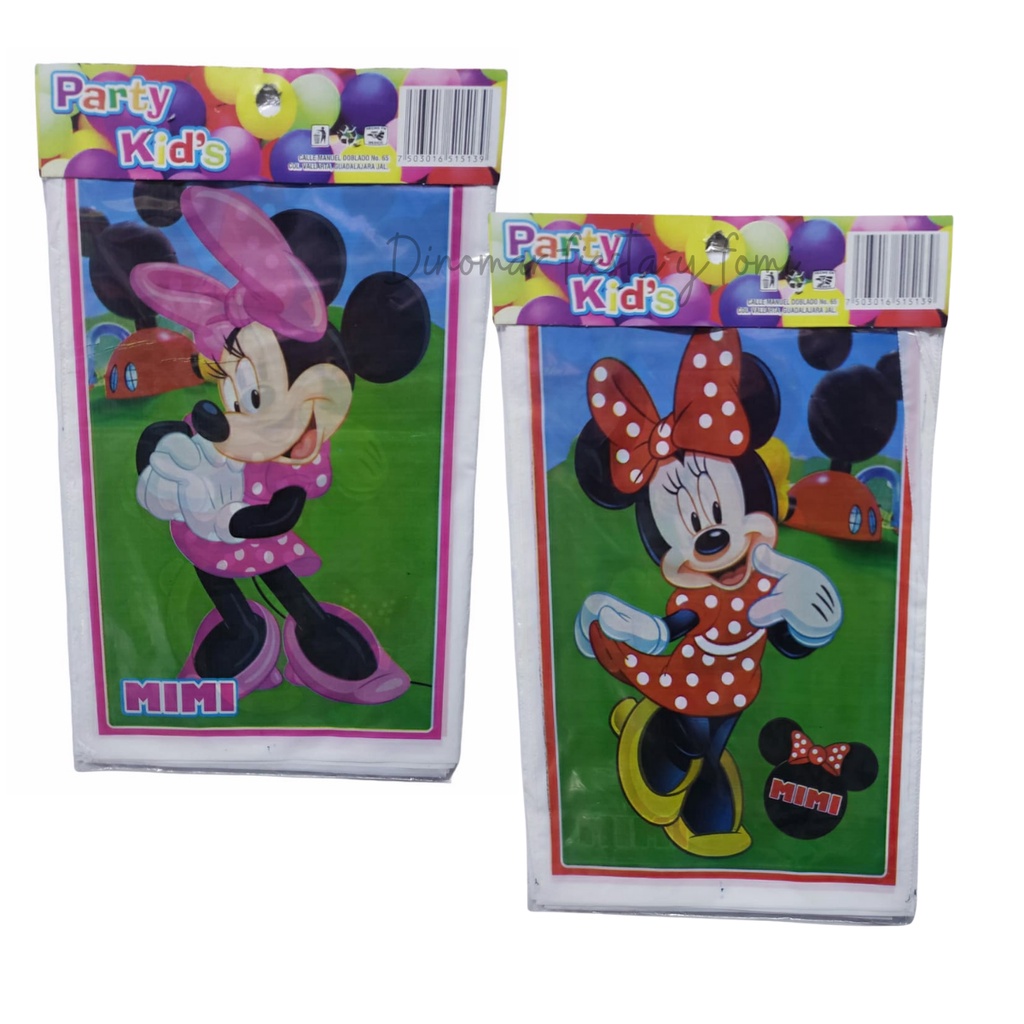 290053 Minnie Mouse Con Squeaker y ropas de papel de aluminio 23cm por Steiff 