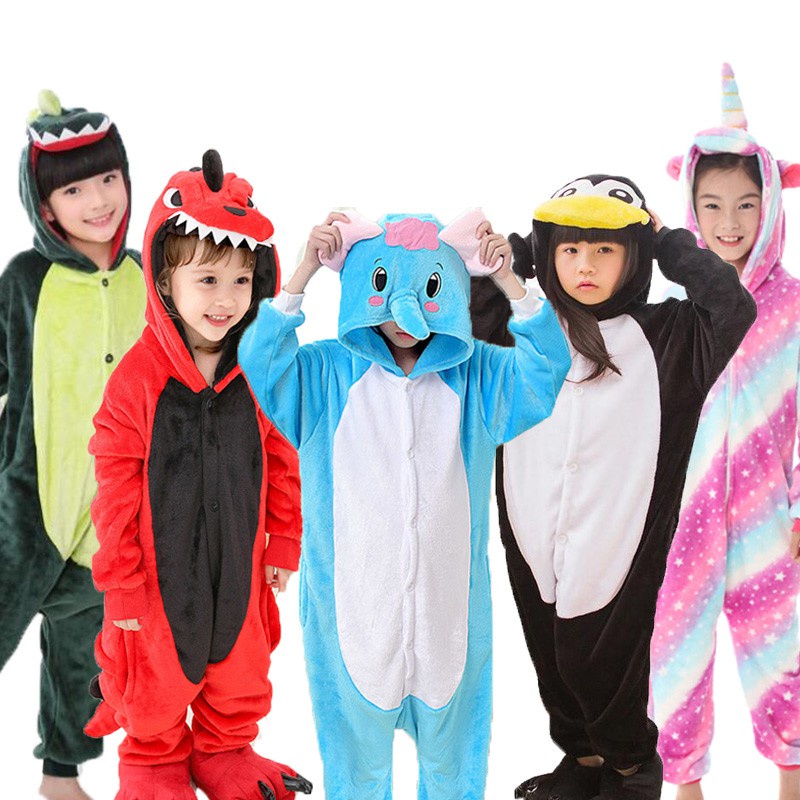 Franela Dinosaurio Pijama Ninos Onesie Ninos Animal Pijamas Bebe Ninos Caliente Animal Ropa De Dormir Ninos Galaxy Unicornio Pijama Shopee Mexico