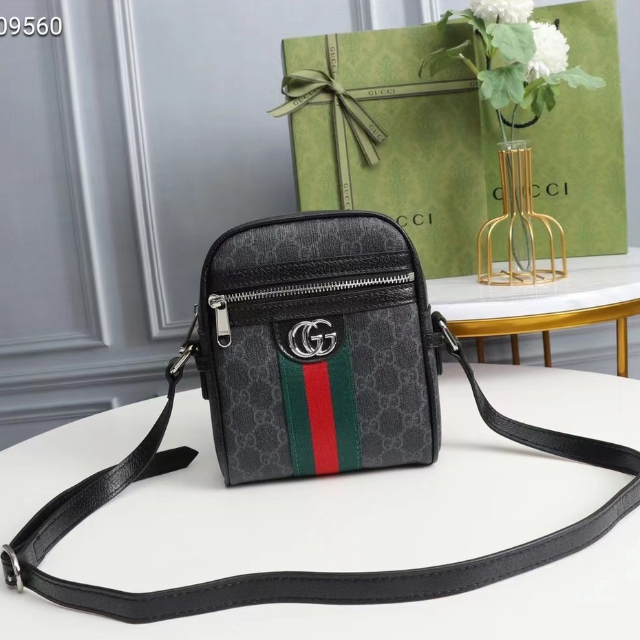 Bolso Bandolera Gucci Para (Con Caja) 598127 Shopee México