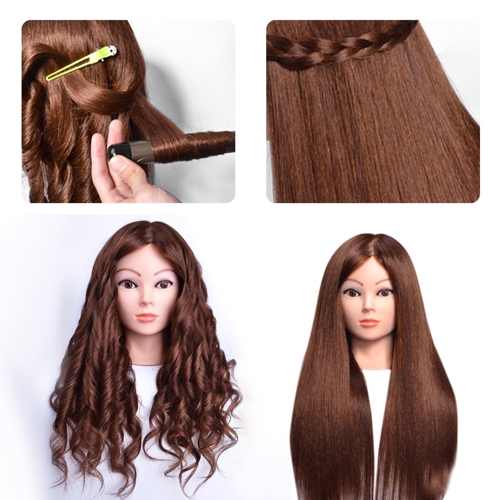 Cabeza De Maniquí Para El Cabello Real Peinado Con Maquillaje | Shopee  México