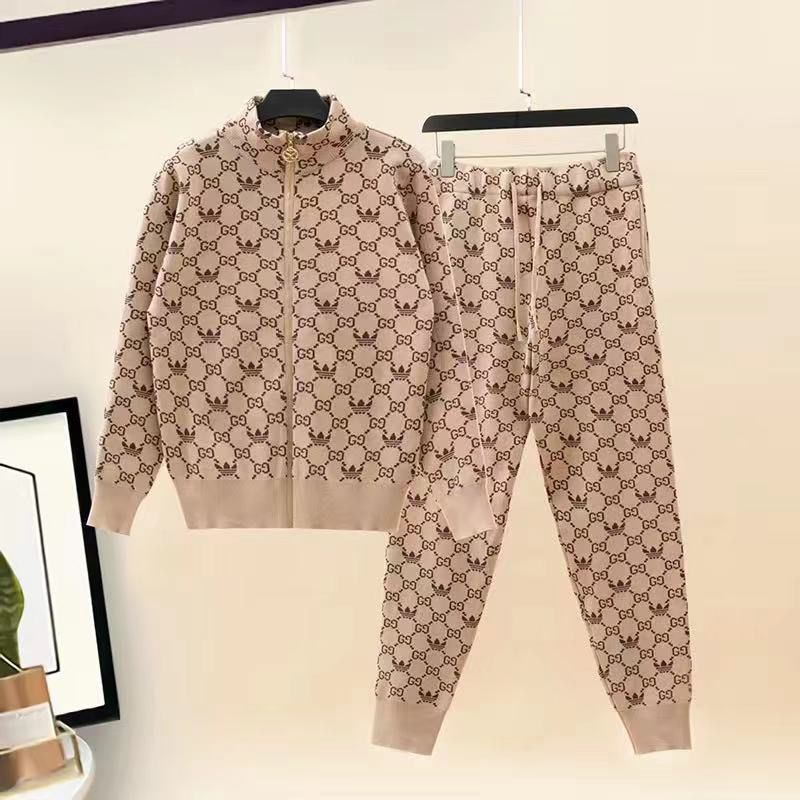 Elegibilidad Formación Pompeya Moda Deportes Estilo AD X GG Gucci Series Dos Piezas Conjuntos De Manga  Larga Cremallera Cárdigan Abrigos + Pantalones Para Mujeres Hombre | Shopee  México