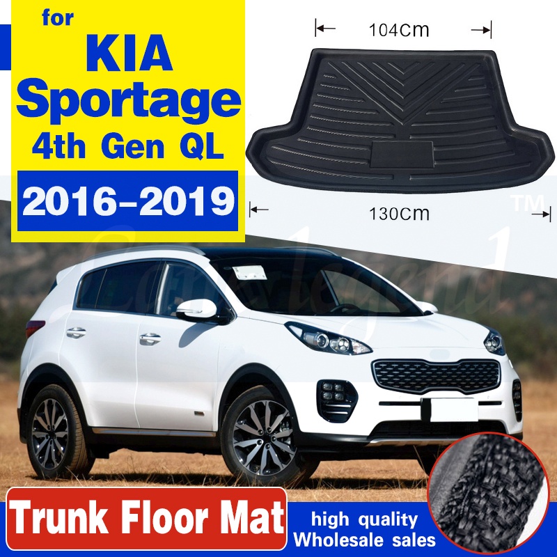 Alfombrillas y moquetas para Kia Sportage QL 2016 2017 2018 2019 Bandeja de Maletero a Medida Bandeja del Maletero Trasero Alfombrilla de Carga de Piso Almohadilla Protectora de Barro raghuinstech.com
