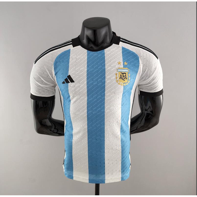 Versión del jugador Camiseta Argentina Local Jersey De Fútbol 2022 2023 Mejor Tailandia Calidad selección argentina camiseta de fútbol 22/23