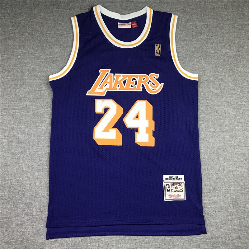 Camiseta de baloncesto para hombre de color neutro secado rápido y secado rápido para deporte retro sin mangas DYJXIGO Lakers Bryant bordada 