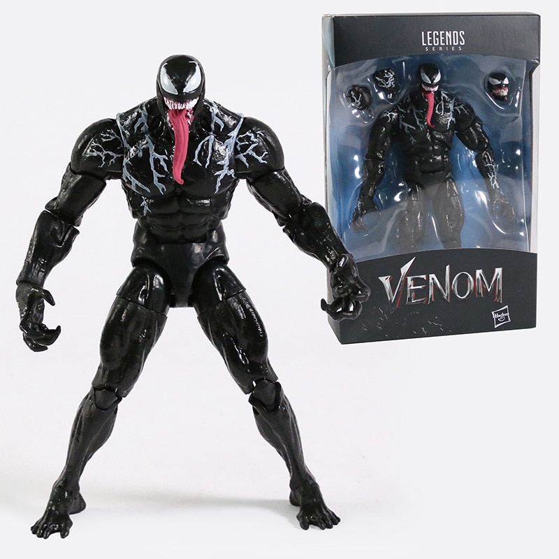 marvel legends series spider-man 7 pulgadas veneno figura de acción  colección modelo de juguete | Shopee México