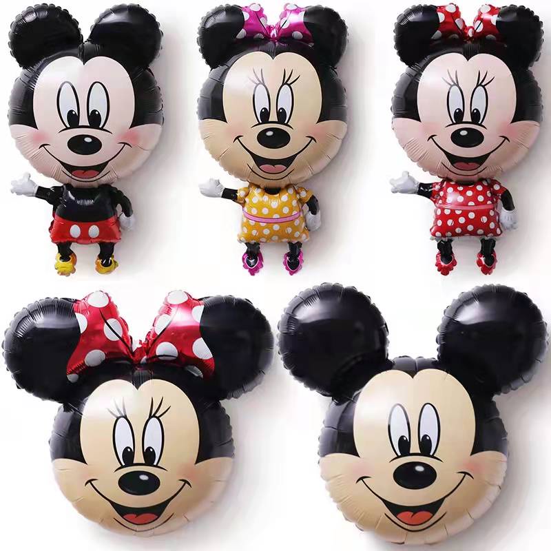 Minnie Mickey Mouse Globos De Dibujos Animados Tema Fiesta De Cumpleaños  Decoraciones Papel De Aluminio Niños Clásicos Juguetes Regalos | Shopee  México
