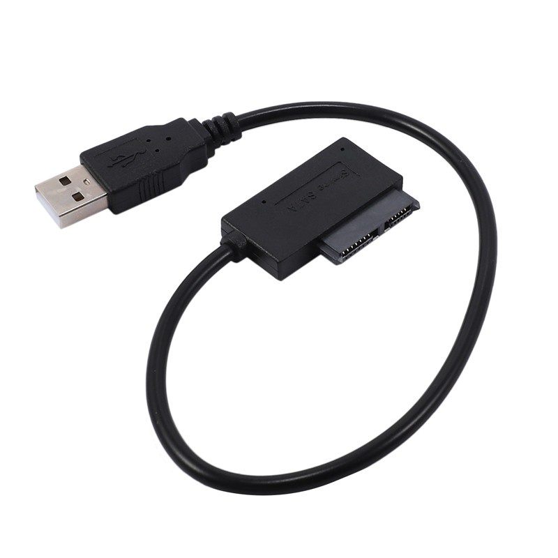 Usb 2 0 A Mini Sata Ii 7 6 13pin Adaptador Cable Convertidor Para Portatil Cd Dvd Rom Slimline Drive Shopee Mexico