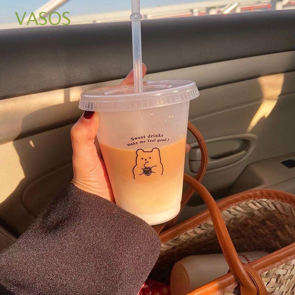 vasos de cristal zumo vasos de zumo con mango 300 ml café bebida Juego de 6 vasos de té capuchino juego de vasos KADAX vasos para té agua té helado 