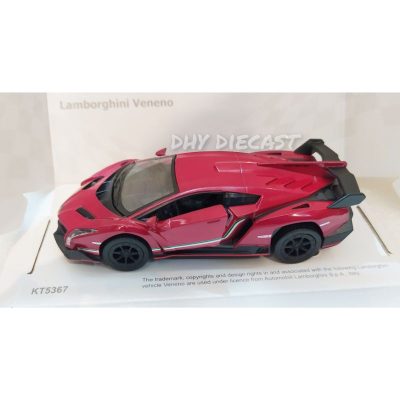 Kinsmart Lamborghini Veneno Diecast coche juguete | Shopee México