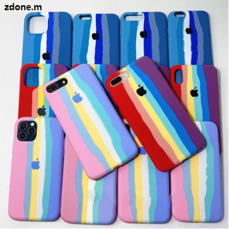 Oceano Pera Amabilidad funda de silicona flexible anticaída de color arcoíris para iphone 12pro  max/11/x/xr/xs max/7/8 plus/6/6s | Shopee México