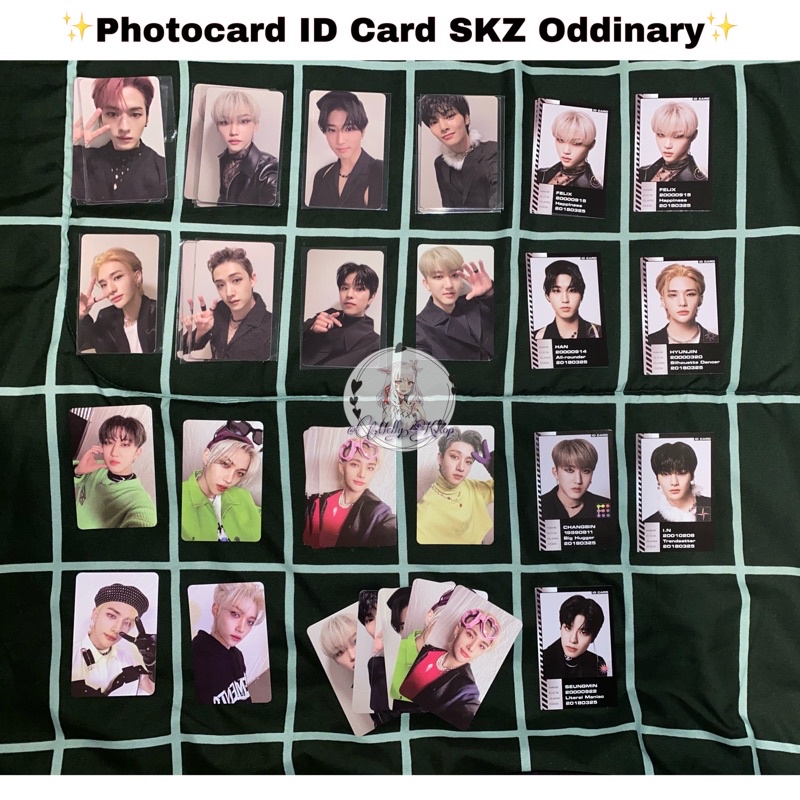 (listo Hyunjin ALL ETC oficial PC tarjeta de identificación SKZ STRAY KIDS STRAYKIDS álbum ODDINARY HYUNJIN FELIX