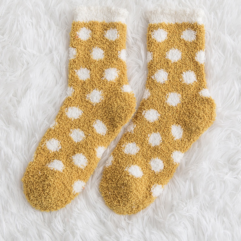 CNNIK 6 pares de calcetines de lana para mujer calcetines gruesos de punto gruesos de dibujos animados para invierno calcetines temáticos de Navidad con alces 