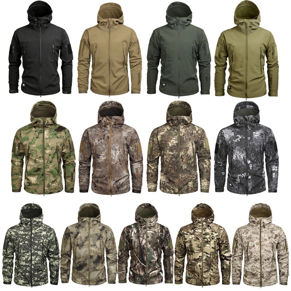 Mege Marca Ropa Otoño Hombres Militar Camuflaje Polar Chamarra Ejército  Táctica Multicam Masculino Cortavientos | Shopee México