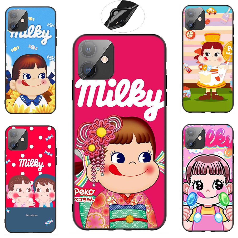 Carcasa Suave Para Telefono Iphone 12 Mini 11 Pro Max Carcasa Suave 107lu Peko Milky Candy Telefono Movil Caso Shopee Mexico