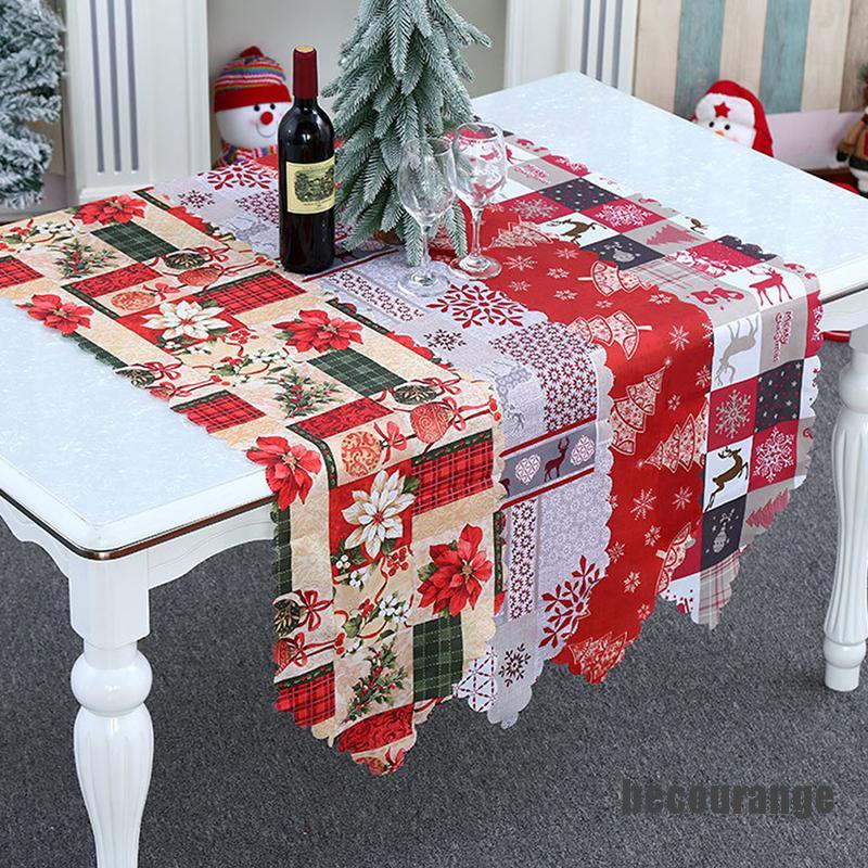 becourange) 2022 nuevo creativo camino de mesa de navidad decoración de  navidad corredores de mesa vestido de mesa | Shopee México