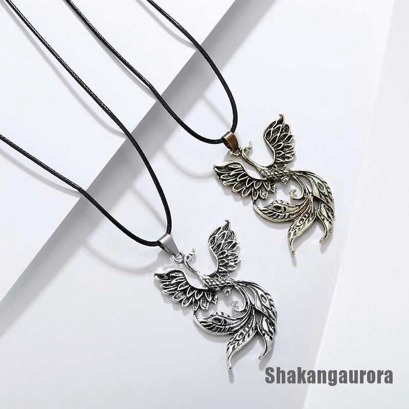 Shakangaurora 0408 Gargantilla Vintage Con Colgante De Pajaro Phoenix Para Hombre Y Mujer Joyeria Shopee Mexico